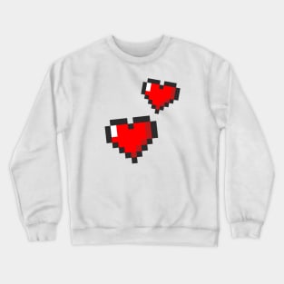 Pixel Hearts Crewneck Sweatshirt